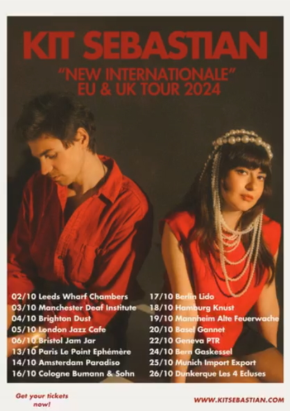キット・セバスチャン(Kit Sebastian)の3rdアルバム『New Internationale』のイギリス・ツアー